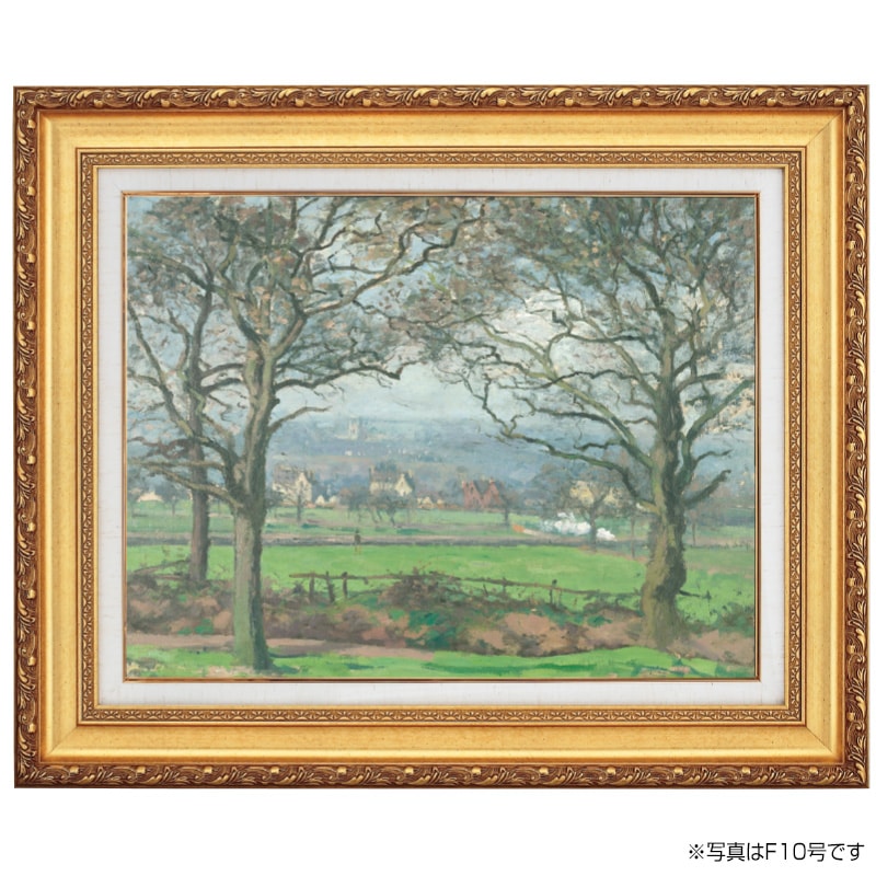 ピサロ シドナム・ヒル近郊6号 立体複製名画 絵画 額付き インテリア