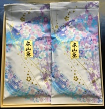 静岡安倍の本山茶（在来茶100g×2本）農薬不使用茶