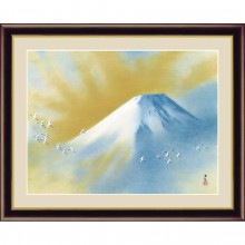 横山大観「霊峰飛鶴」額|複製 掛軸 横山大観・伊藤若冲など日本画をご紹介|アートの友社