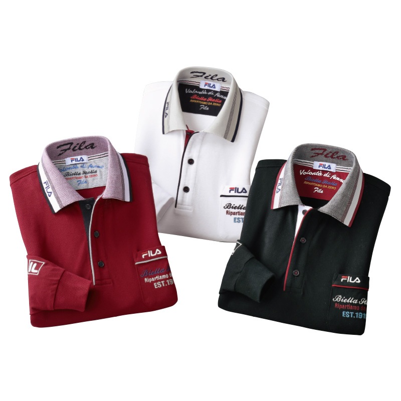 NEW 襟ジャガードデザインポロシャツ3色組 : NEW 襟ジャガードデザイン