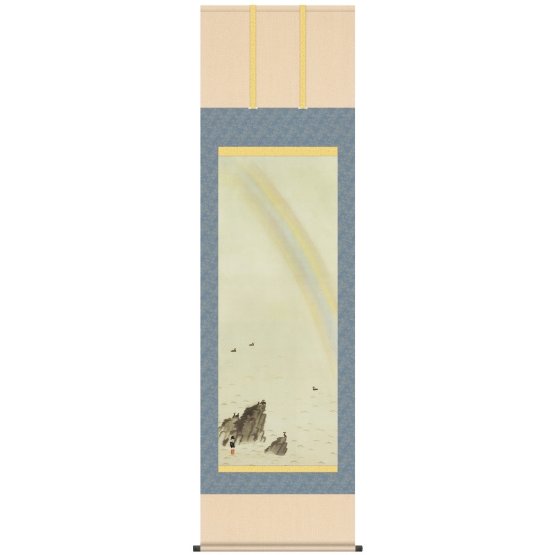 横山大観『春夏秋冬・夏』高級掛軸 : アートの友社 横山大観『春