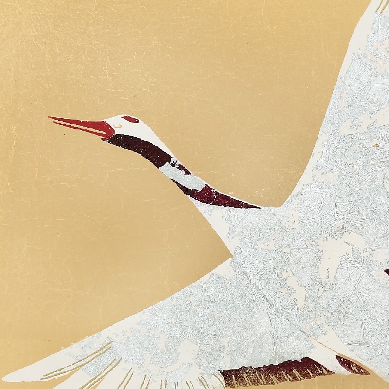 鶴 蒔絵額』 : アートの友社 『鶴 蒔絵額』 33277 - くみあいショッピング