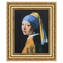立体複製名画 フェルメール「真珠の耳飾りの少女」（3号）