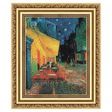 立体複製名画 ゴッホ「夜のカフェテラス」（3号）