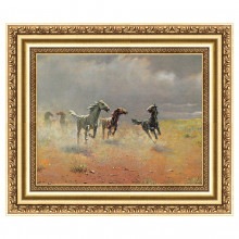 立体複製名画 アルボー「荒野の群馬」（3号）
