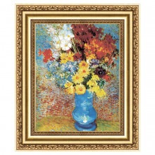立体複製名画 ゴッホ「青い花瓶の花」（3号）