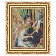 立体複製名画 ルノワール「ピアノに寄る少女たち」（3号）