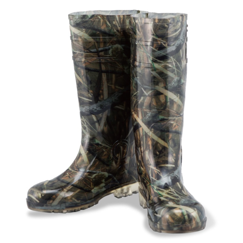 自衛隊仕様 カモフラ柄長靴（ベーシック） - イーグルクラブ : 自衛隊
