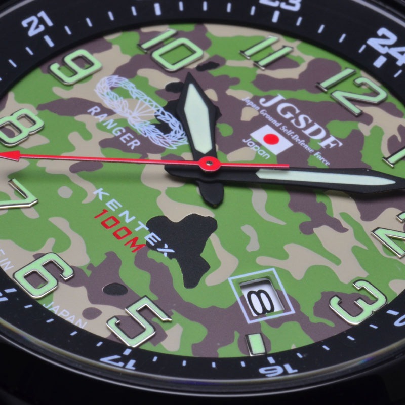 陸上自衛隊仕様 ダイヤル迷彩柄レンジャー腕時計 - イーグルクラブ