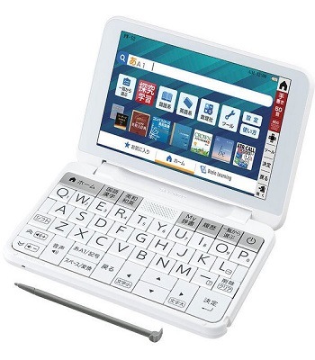 シャープ PW-S2-W 電子辞書 Brain 高校生モデル ホワイト系 : シャープ 