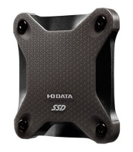 アイ・オー・データ機器 SSPHUA500KB 外付けSSD 500GB スモーキーブラック|パソコン|ジョーワ
