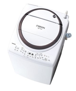 東芝 AW-8VM2(W) 縦型洗濯乾燥機 ZABOON (洗濯8kg・乾燥4.5kg) グラン