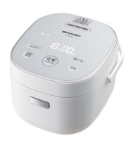 シャープ KSCF05C ジャー炊飯器 3合炊き ホワイト