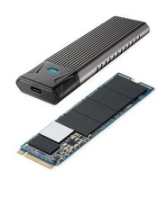 エレコム ESD-IM21024G M.2 PCIe接続内蔵SSD 変換ケース付 データコピーソフト付属 1TB|パソコン|ジョーワ
