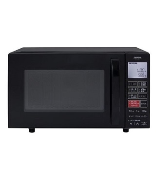 ゼピール DFO-G1621 フラットオーブンレンジ 16L ブラックDFOG1621