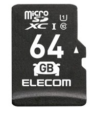 エレコム MF-DRMR064GU11 microSDXCカード/車載用/高耐久/UHS-I/64GB MFDRMR064GU11|パソコン|ジョーワ