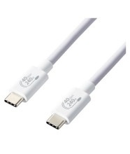 エレコム USB4-CCPE10NWH USB4ケーブル／C-Cタイプ／認証品／USB Power Delivery対応／240W／1.0m／ホワイト USB4CCPE10NWH|パソコン|ジョーワ