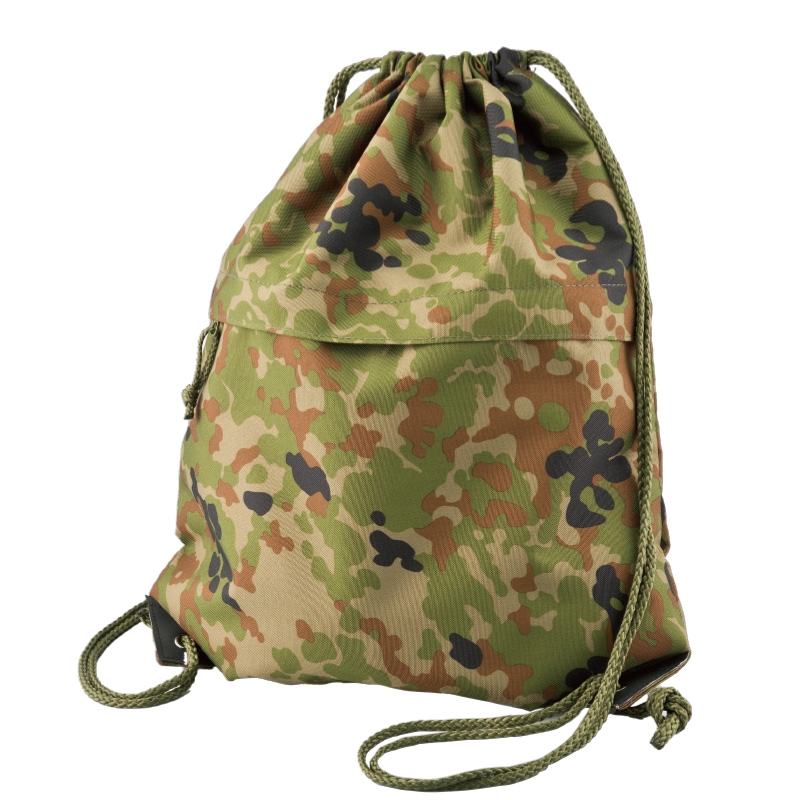 自衛隊仕様 ファスナー付き防水巾着バッグ 【ポイント5%還元中