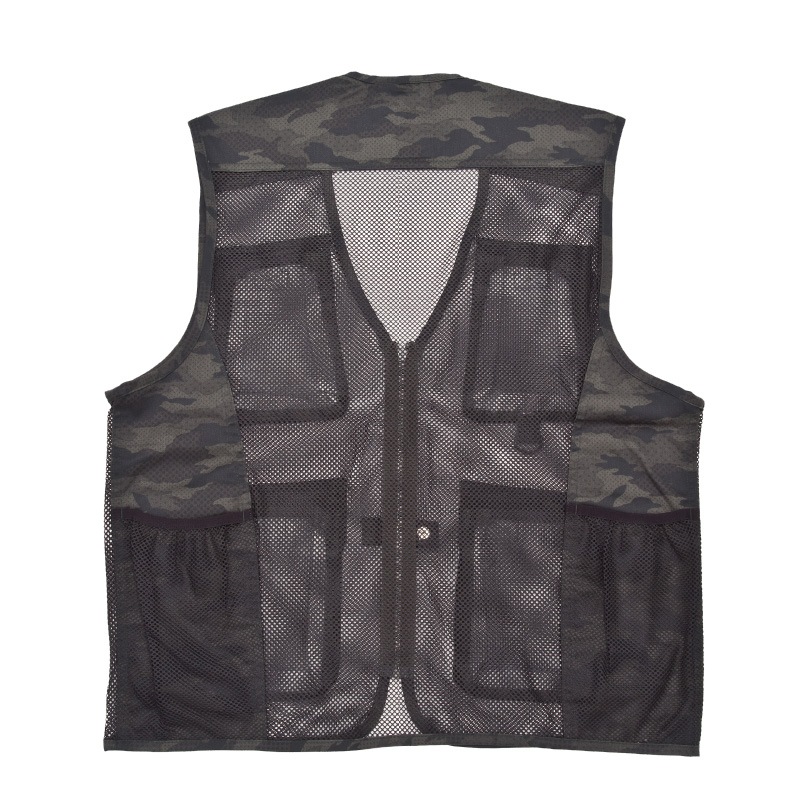 自衛隊仕様 迷彩柄多機能メッシュベスト 【ポイント5%還元中