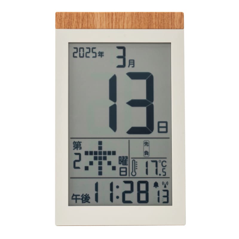 デジタル日めくりカレンダー デジタル日めくりカレンダー電波時計 - 熟年時代社 : デジタル日めくり
