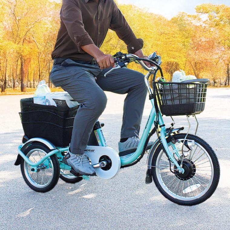 ロータイプ ノーパンク電動アシスト三輪自転車 - 熟年時代社 : ロー
