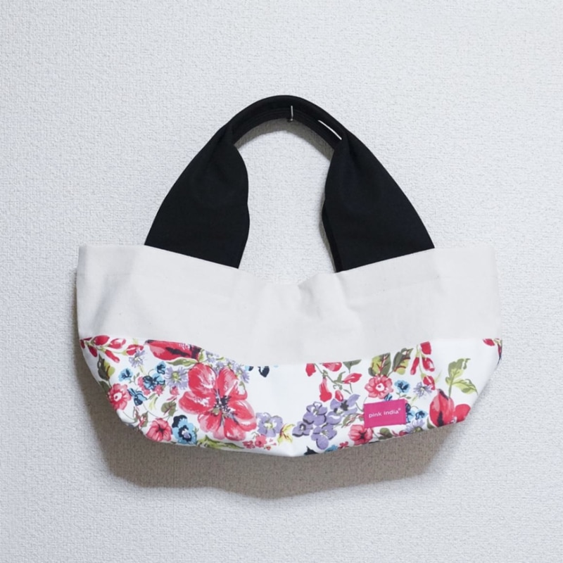 ボートシェイプバッグ／pink india