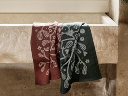 【SALE】Mistletoe Tea Towel／ferm LIVING