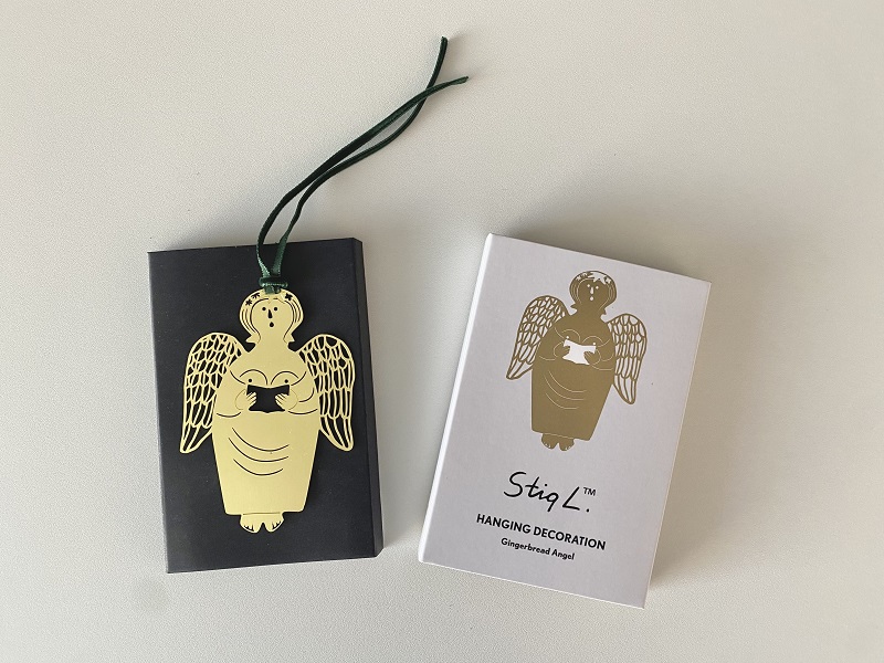 Stig.Lハンギングメタルデコレーション「GINGERBREAD　ANGEL」／Pluto Design