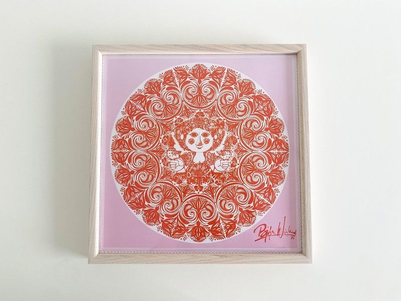 ヴィンブラッドアートファイエンス（ピンク）／Bjørn Wiinblad