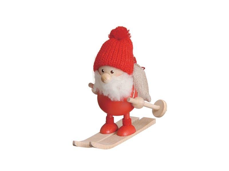 スキーをしてる ふとっちょサンタ／NORDIKA nisse