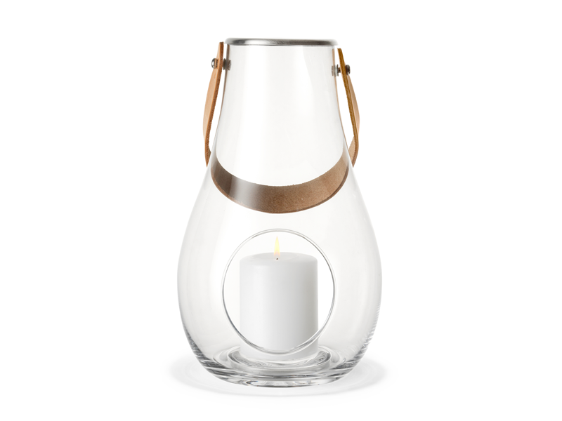 DESIGN WITH LIGHT　ランタン（クリア） H25cm／HOLMEGAARD