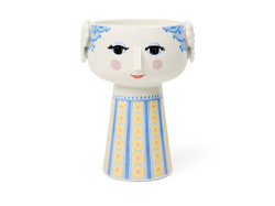 エヴァ　フラワーベース　ライトブルー