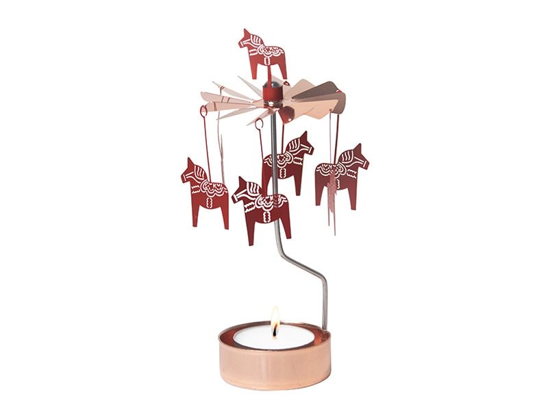 ロータリーキャンドルホルダー ダーラナホース／Pluto Design
