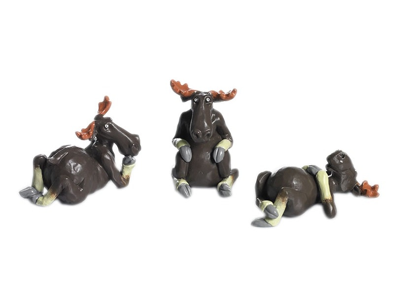 ヘラジカ　三匹ミニセット