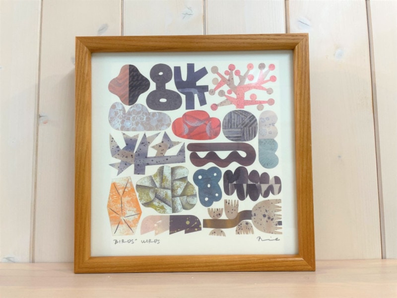 コラージュポスター　20CM　MARINE LIFE／BIRDS’ WORDS