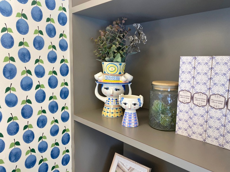 エヴァ　キャンドルホルダー　ブルー