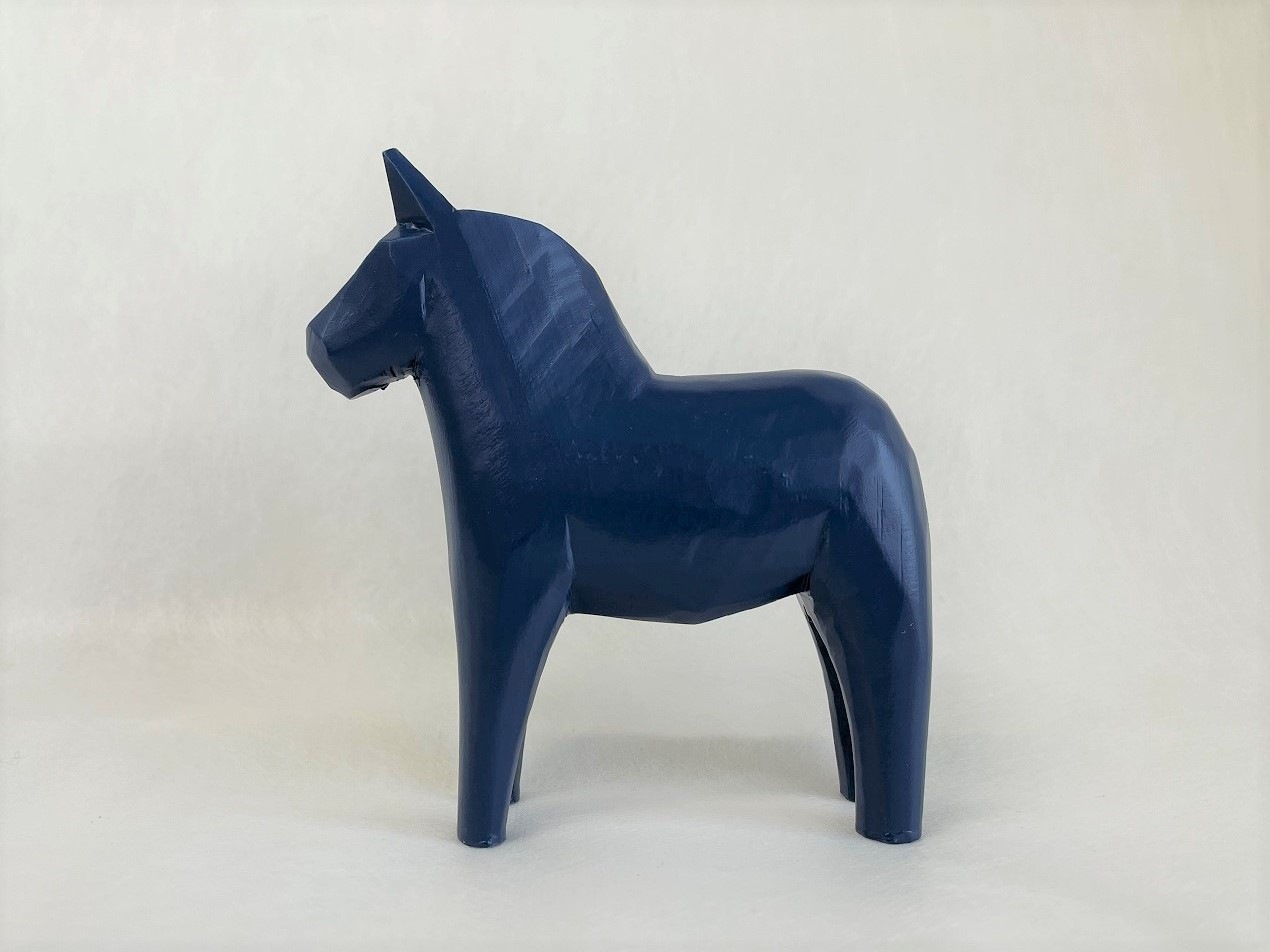 ダーラナホース　無地（青）