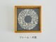 シルクスクリーン　20CM　WREATH（ダークグレー／クリーム）／BIRDS’ WORDS
