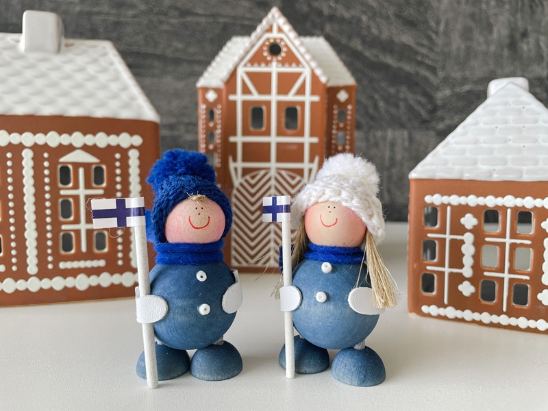 フィンランド　トントゥ 3種セット　ヴィンテージ　クリスマスに❣️可愛い！ 新入荷＞サンタさんと暮らす、フィンランドの妖精。トントゥと