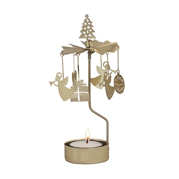 ロータリーキャンドルホルダー「クリスマスノエル」／Pluto Design