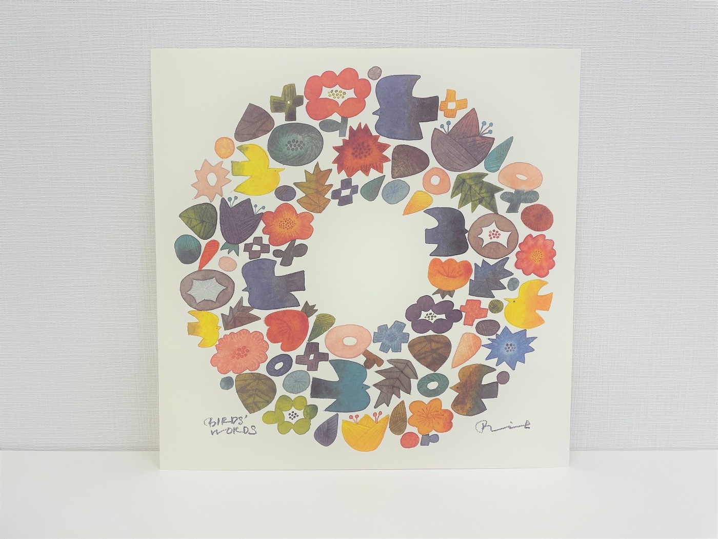 ポスター　30CM　WREATHE／BIRDS’ WORDS