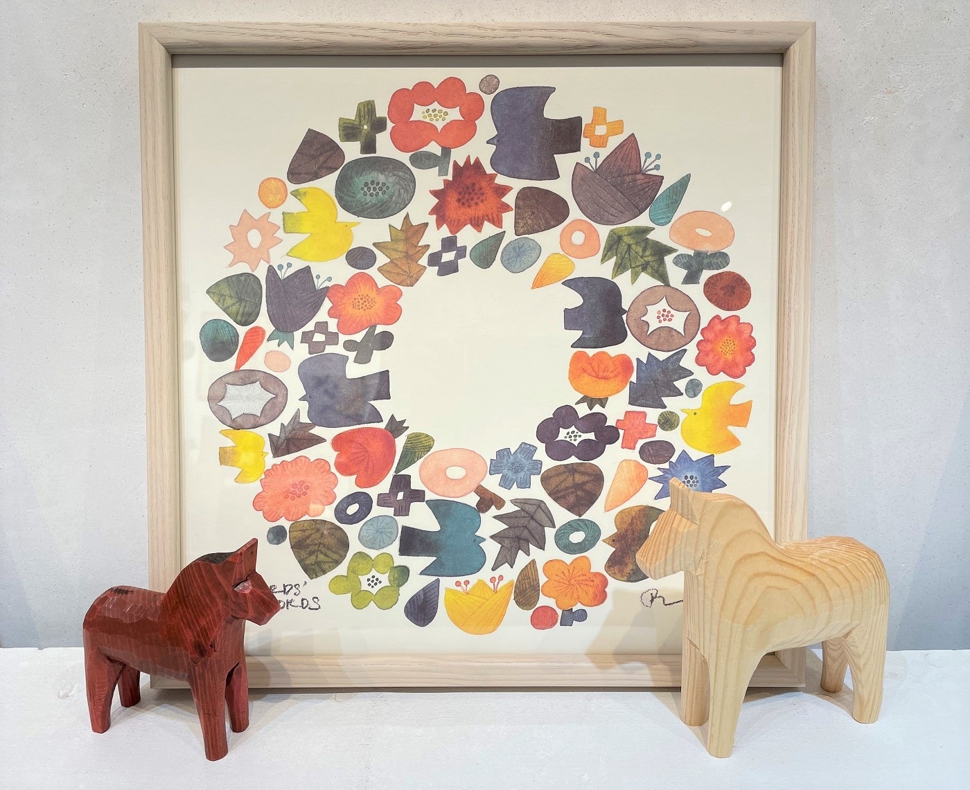 ポスター　30CM　WREATHE／BIRDS’ WORDS