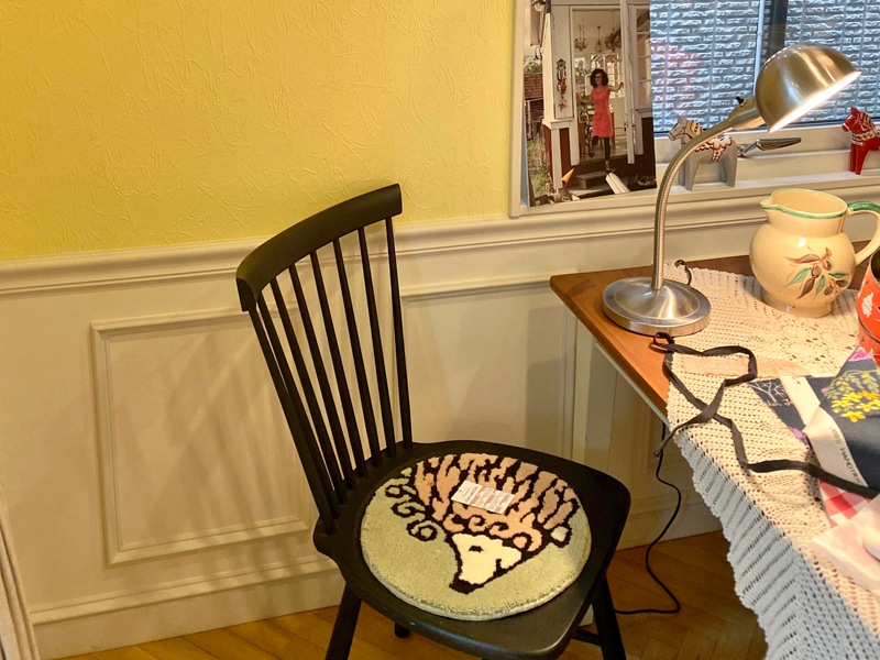 なかよしハリネズミチェアパッド/LISA LARSON