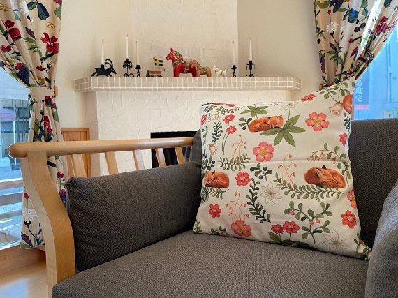 【Sleeping Fox】クッションカバー／Arvidssons