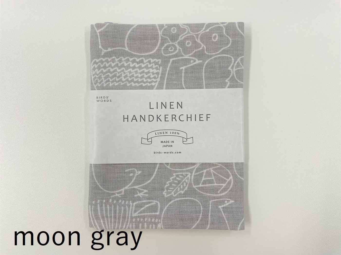 LINEN HANDKERCHIEF/BIRDS' WORDS