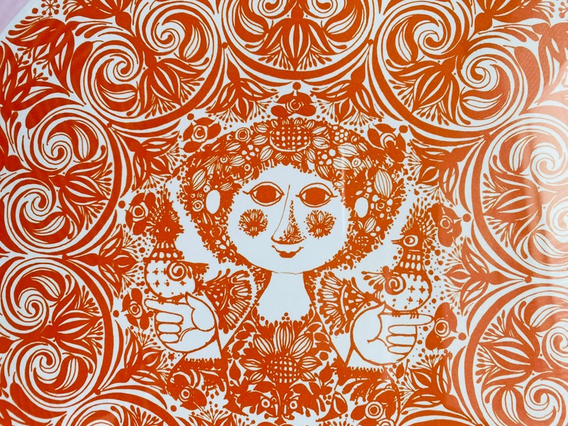 ヴィンブラッドアートファイエンス（ピンク）／Bjørn Wiinblad