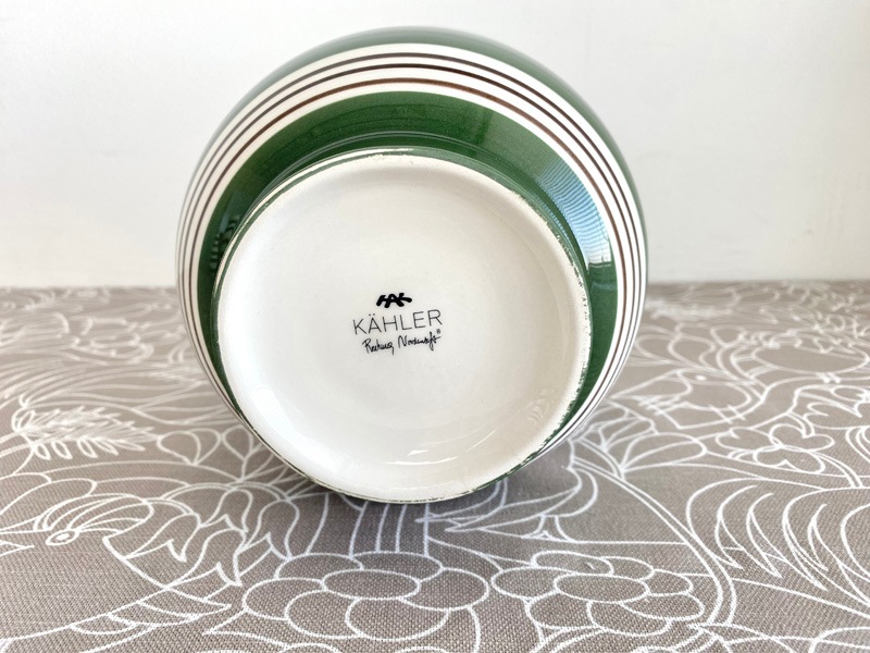 オマジオ ヌオヴォ フラワーポット　グリーン　（15cm）／KÄHLER