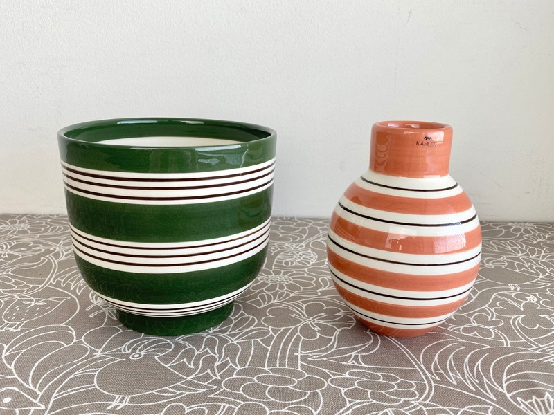 オマジオ ヌオヴォ フラワーポット　グリーン　（15cm）／KÄHLER