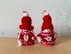 ウール製オーナメント　ニット帽のカップル（レッド）／Rasp社