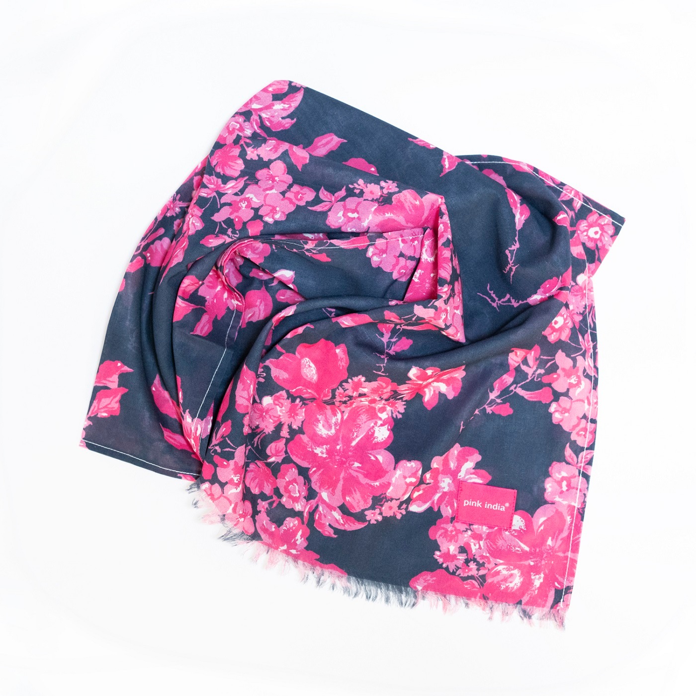 ストール／pink india